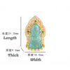 Natural Jade Baby Buddha Pendant Necklace