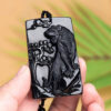 Natural Jade Tiger Black Jade Pendant