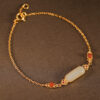 Natural Jade Simple Design Bracelet