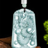 Handcrafted Natural Jade Dragon Pendant