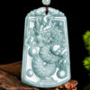 Handcrafted Natural Jade Dragon Pendant