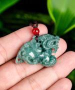 Natural Jade Handcrafted Pixiu Pendant