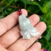 Natural Jade Handcrafted Fish Pendant Necklace