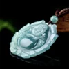 Smile Buddha Natural Jade Pendant Necklace