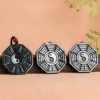 Tai Chi Bagua Natural Jade Pendant Necklace
