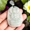 Guanyin Thousand of Hands Natural Jade Pendant Necklace