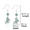 Butterfly Natural Jade S925 Earrings