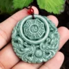 Two Dragon Natural Jade Pendant