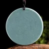 Pixiu Round Natural Jade Pendant