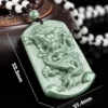 Dragon Carved Natural Jade Pendant