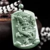 Dragon Carved Natural Jade Pendant