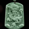 Dragon Carved Natural Jade Pendant
