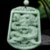 Jadeite Dragon Natural Jade Pendant