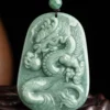Jadeite Dragon Natural Jade Pendant