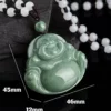 Jadeite Pendant Natural Jade Buddha