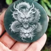 Jadeite Dragon Jade Round Pendant