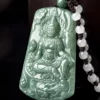 Jadeite Jade Guanyin Dragon Pendant