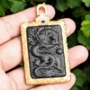 Black Dragon Natural Jade Pendant