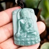 Bodhisattva Patronus Natural Jade Pendant