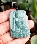 Bodhisattva Patronus Natural Jade Pendant