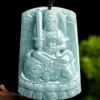 Bodhisattva Patronus Natural Jade Pendant