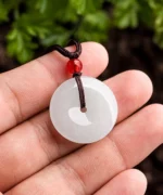Jadeite Donut Ring Jade Pendant