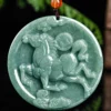 Chinese Zodiac Horse Jade Pendant