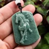 Chinese Zodiac Horse Natural Jade Pendant