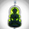 Black Guanyin Natural Jade Pendant