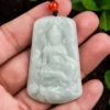 Jadeite Guanyin Dragon Jade Pendant