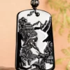 Black Scenery Natural Jade Pendant
