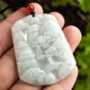 Mountain Tree Natural Jade Pendant