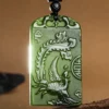 Phoenix Dragon Wedding Jade Pendant