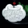 Jadeite Phoenix Dragon Jade Pendant