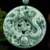 Jade Pendant Dragon Horse Medal
