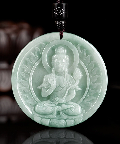 Jade Pendant Bodhisattva Patronus Medal