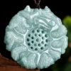 Two Sided Dragon Natural Jade Pendant