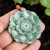 Lotus Flower Natural Jade Pendant