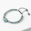 Bead Donut Ring Natural Jade Bracelet
