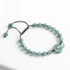 Bead Donut Ring Natural Jade Bracelet