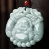 Maitreya Buddha Dragon Jade Pendant
