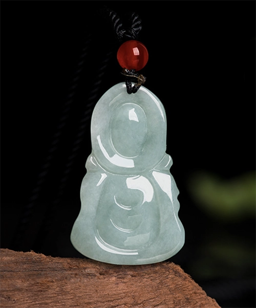 Baby Buddha Natural Jade Pendant