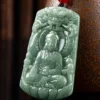 Tathagata Buddha Dragon Jade Pendant