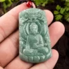 Tathagata Buddha Dragon Jade Pendant