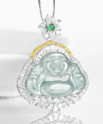 Smile Buddha Natural Jade S925 Pendant