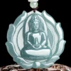 Bottle Guanyin Natural Jade Pendant