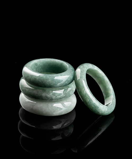 Jadeite Green Natural Jade Ring