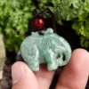 Jadeite Elephant Natural Jade Pendant