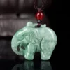 Jadeite Elephant Natural Jade Pendant