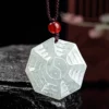 Tai Chi Bagua Natural Jade Pendant